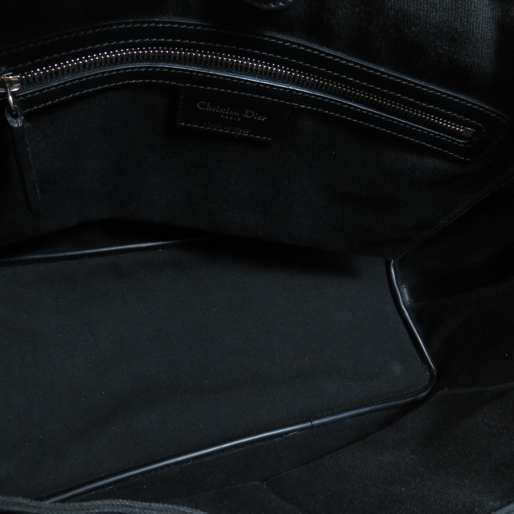 Christian Dior Cannage Tote Bag Leather Black - Picture 4 of 8